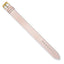 Moog Gld-pltd Lt Pink Lizard Texture Patent Finish Calf Lthr Watch Band