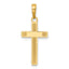 14K Polished Latin Cross Pendant