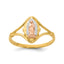 Our Lady of Guadalupe Ring in 14K Two-Tone Gold, Size 7 - Sophia Jewelers