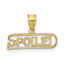 14K SPOILED Pendant