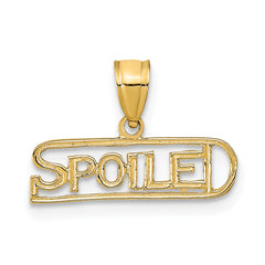 14K SPOILED Pendant