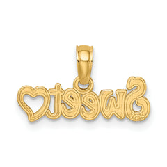 14k Sweet Heart Charm