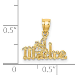 14k #1 MADRE Charm