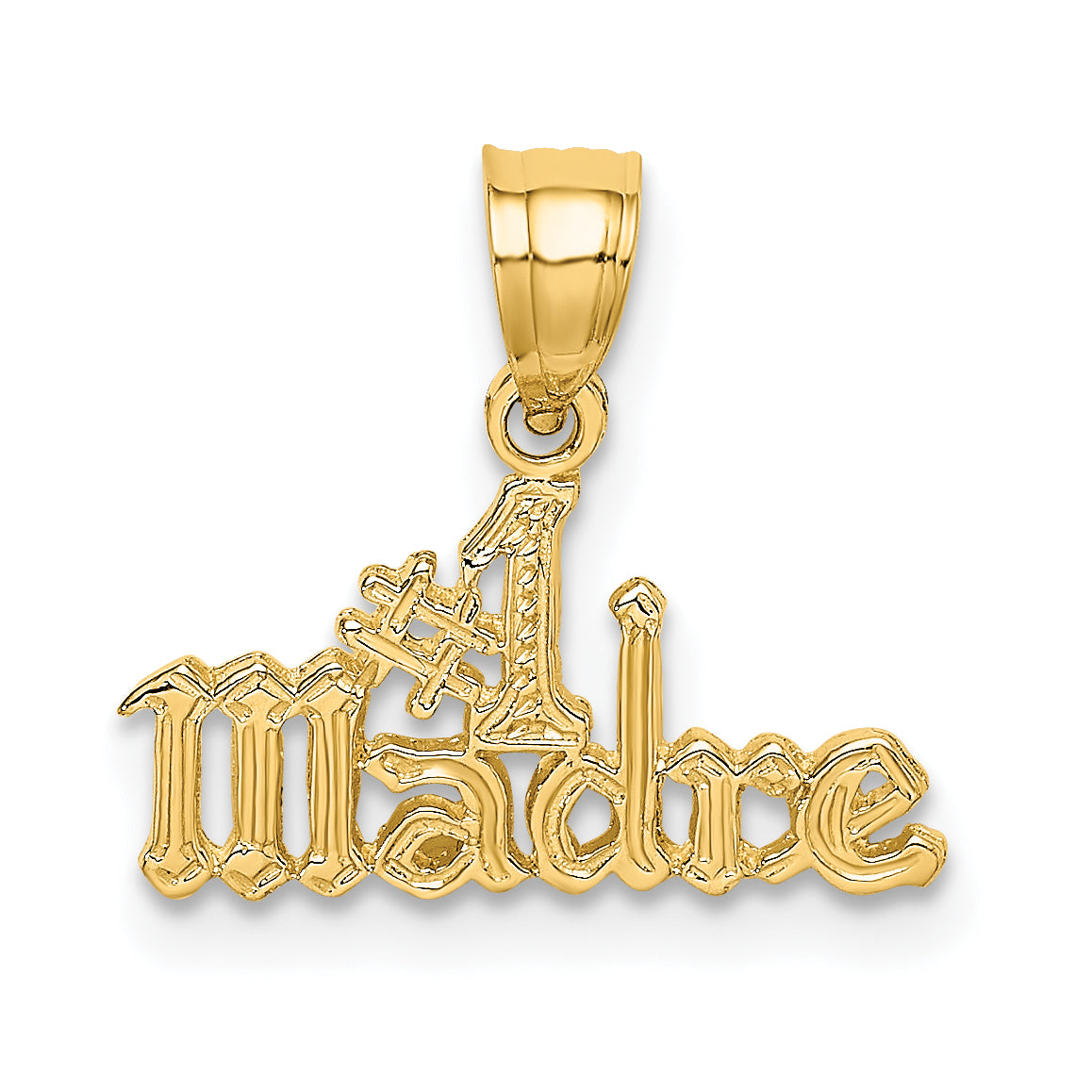 14k #1 MADRE Charm
