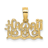 14k HAWAII NO KA OI Charm