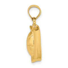 14K 3D Sailor Hat Charm
