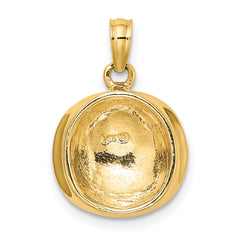 14K 3D Sailor Hat Charm