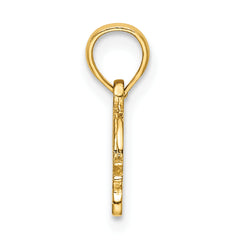 14k Textured Mini Snail Charm