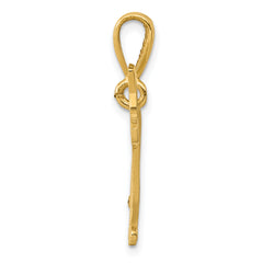 14k Textured Welsh Corgi Dog Pendant