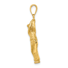 14k Golf Bag with Clubs Charm