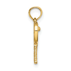 14k Tennis Racquets Charm