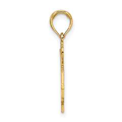 14K I HEART BASKETBALL with Ball and Net Charm