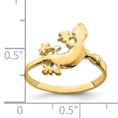 14K Lizard Ring