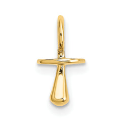14K Gold Polished 3-D Pacifier Charm
