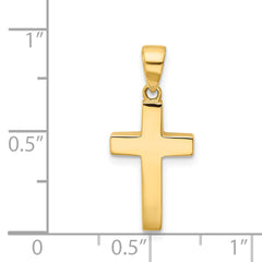 14K Cross Pendant