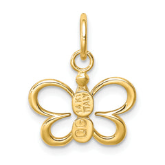 14k Butterfly Pendant