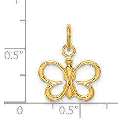 14k Butterfly Pendant