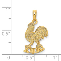 14K KAUAI Rooster Charm