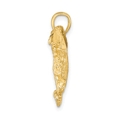 14K Eagle w/ Wings Spread Charm