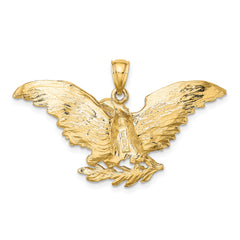 14K Eagle w/ Wings Spread Charm