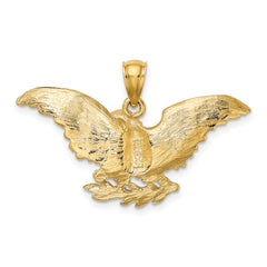 14K Eagle w/ Wings Spread Charm
