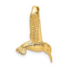 14K 3-D Hummingbird Charm