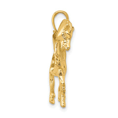 14K Horse Charm