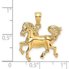 14K Horse Charm