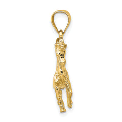 14K 3-D Horse Charm