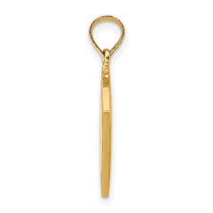 14K W/ Red Enamel 3-D Cook Book Charm