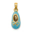14K 3-D w/ Enamel Baby Shoe w/ Bow Charm