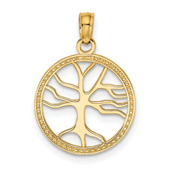 14K Small Family Tree Charm