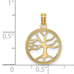 14K Small Family Tree Charm