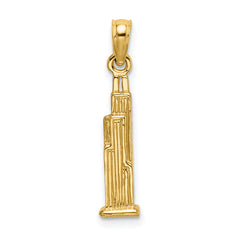 14K 3D WillisTower (Chicago) Charm