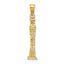 14K 3D Pilgrim Memorial Monument Charm