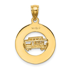 14K SAN FRANCISCO w/Cable Car Charm