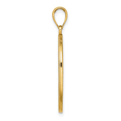 14K Tree of Life Celtic Knot in Oval Frame Pendant