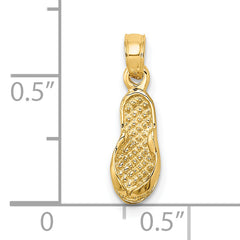 14K Single Flip-Flop Charm