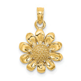 14k Sunflower Charm