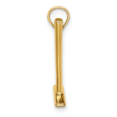 14K 3-D Hammer Charm