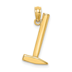 14K 3-D Hammer Charm