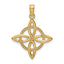 14k Small Celtic Eternity Knot Charm