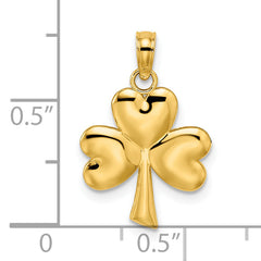 14K 3-Leaf Clover Charm