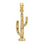 14K 3-D Saguaro Cactus Charm