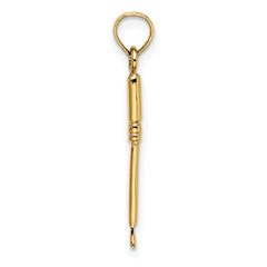 14K 3-D Weeding Garden Tool Charm