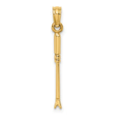 14K 3-D Weeding Garden Tool Charm