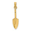 14K 3-D Trowel Garden Tool Charm