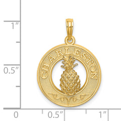 14K CHARLESTON Pineapple Charm