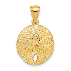 14K Sand Dollar Charm