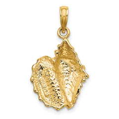14K Conch Shell Charm